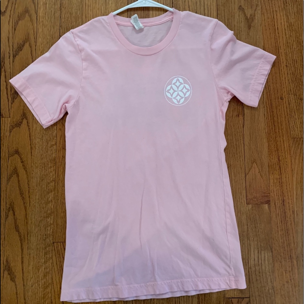 light pink impeccable pig tshirt